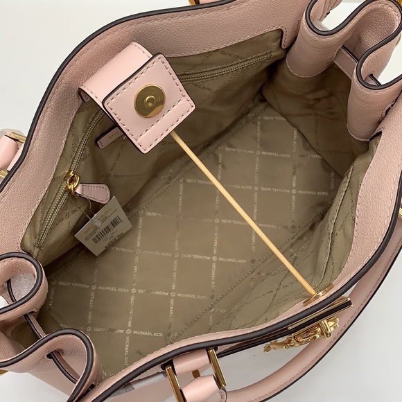 MICHAEL KORS HAMILTON MEDIUM
SATCHEL SHOULDER CROSSBODY BAG
POWDER BLUSH COLOR - Picture 14 of 15